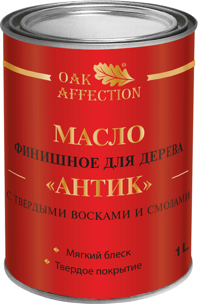 Масло финишное для обработки дерева Антик 1000ml oakaffection