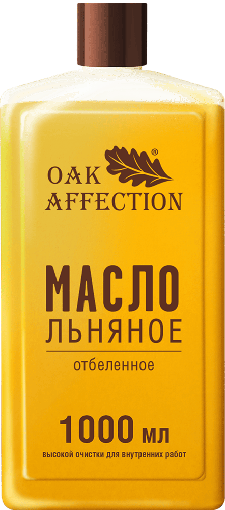 Льняное отбеленное масло для дерева oakaffection 1000 мл