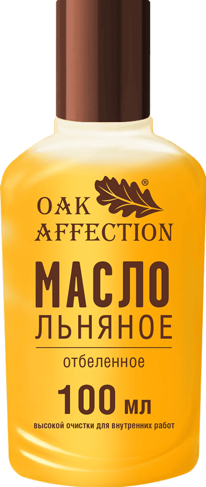 Масло льняное отбеленное 100 мл oakaffection