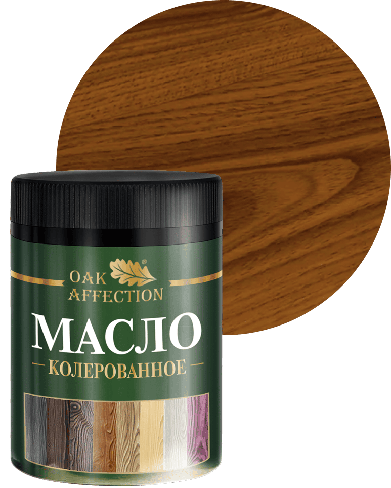 Колерованное масло цвета коньяк 200 мл oakaffection