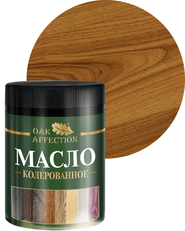 Колерованное масло цвета тик, 200 мл oakaffection