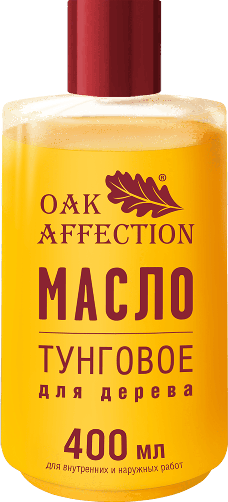 Тунговое масло для обработки дерева 400 мл oakaffection
